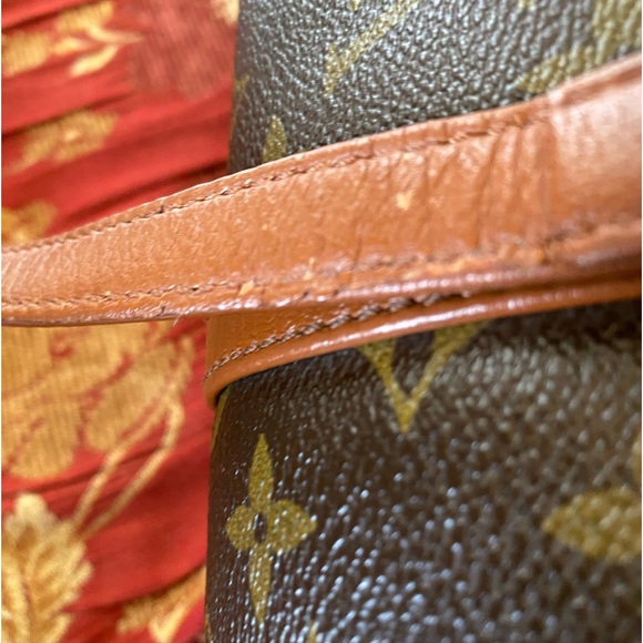 💯AUTHENTIC VINTAGE LOUIS VUITTON BROWN CANVAS MONOGRAM PAPILLON 30 SHOULDER BAG - Picture 14 of 15